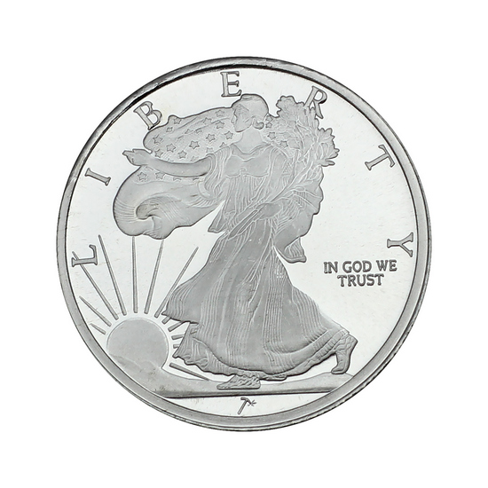 Walking Liberty Replica 1/2oz .999 Silver Medallion