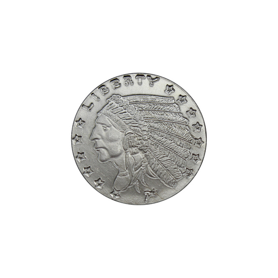Indian Incused Replica 1/10oz .999 Silver Medallion