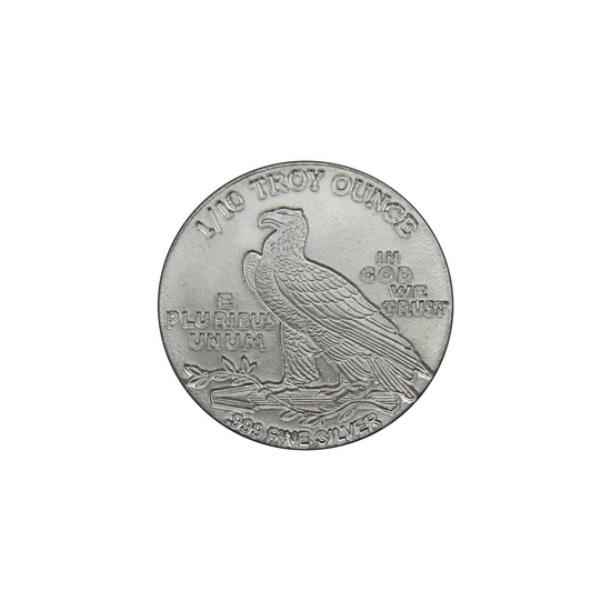 Indian Incused Replica 1/10oz .999 Silver Medallion Indian Incused Replica 1/10oz .999 Silver Medallion