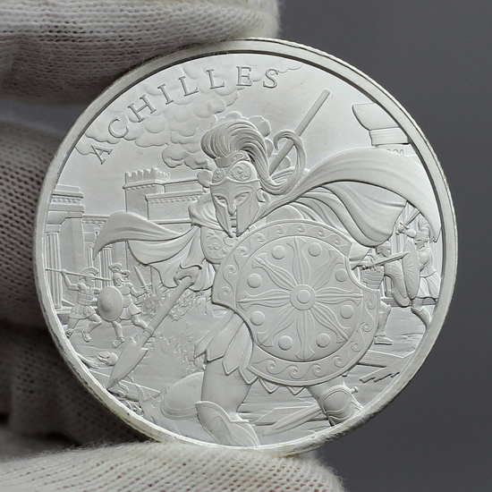 Achilles Legendary Warriors Series 1oz .999 Silver Round