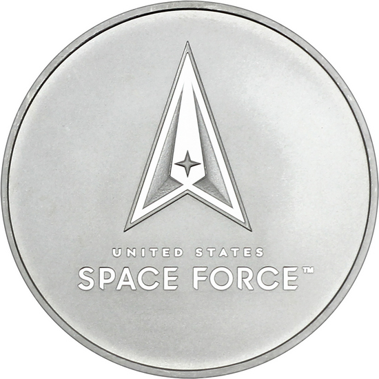 US Space Force Officially Licensed 1oz .999 Silver Medallion in Gift Box