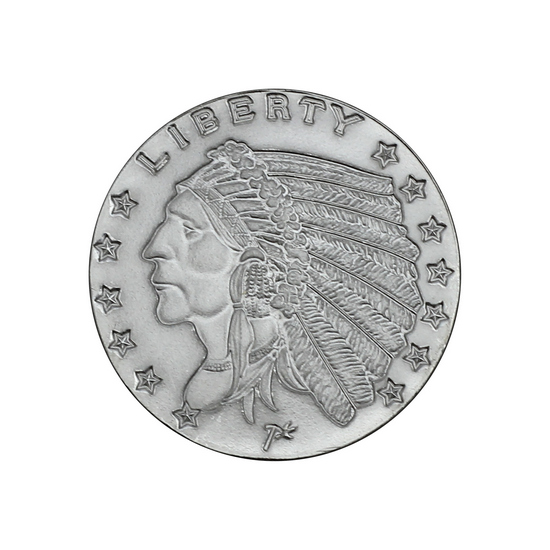 Indian Incused Replica 1/4oz .999 Silver Medallion