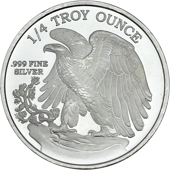 Walking Liberty Replica 1/4oz Silver Medallion Bullion | SilverTowne