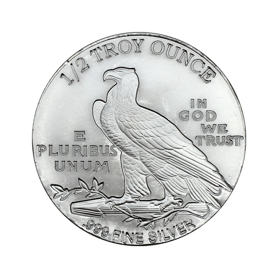 Indian Incused Replica 1/2oz .999 Silver Medallion Indian Incused Replica 1/2oz .999 Silver Medallion