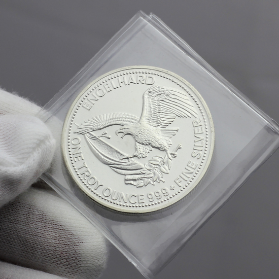 1980s Dated Engelhard 1 Ounce .999 Silver Round Date Our Choice 1980s Dated Engelhard 1 Ounce .999 Silver Round Date Our Choice