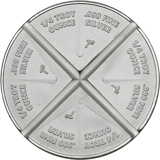 SilverTowne Prospector Divisible 1oz .999 Silver Medallion SilverTowne Prospector Divisible 1oz .999 Silver Medallion