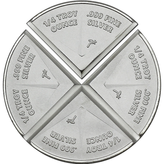 SilverTowne Prospector Divisible 1 Ounce Silver Medallions