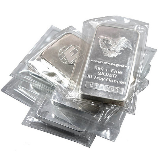 10oz .999 Silver Bar Our Choice Brand - Secondary Market 10oz .999 Silver Bar Our Choice Brand - Secondary Market