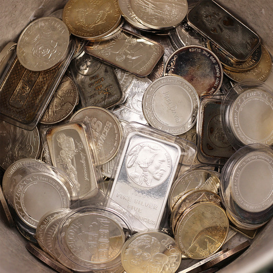Melt Bucket .999 Silver by the Ounce - Secondary Market