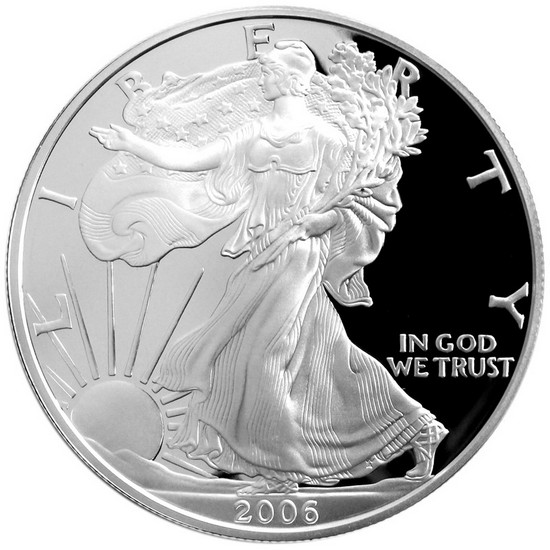 2006 W Silver American Eagle PF