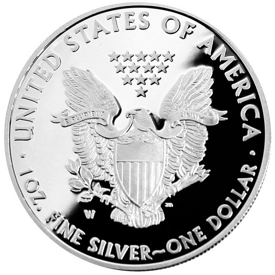 2008 W Silver American Eagle PF