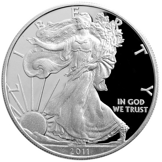 2011 W Silver American Eagle PF