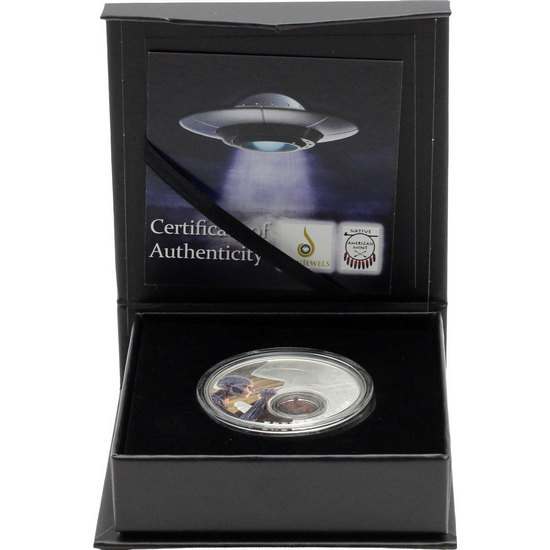 2026 Mesa Grande Silver Built By Aliens: Easter Island 1oz Proof Coin in OGP