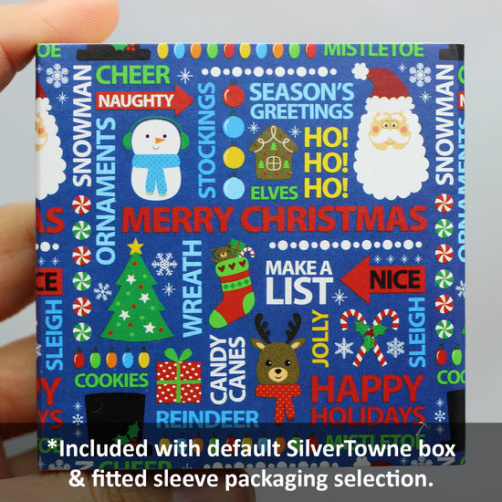 Optional Happy Holidays Gift Box Sleeve Option