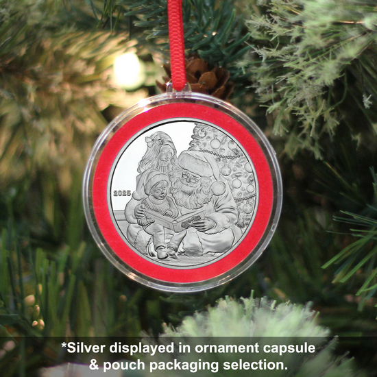 Storytime with Santa 1oz Silver Round | SilverTowne