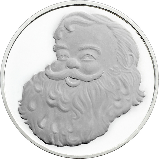 Santa Claus Believe in the Magic of Christmas Half Ounce .999 Silver Medallion in Gift Box Santa Claus Believe in the Magic of Christmas Half Ounce .999 Silver Medallion in Gift Box