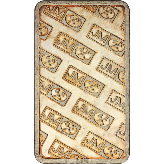 Johnson Matthey 100oz Struck .999 Silver Bar - Secondary Market Johnson Matthey 100oz Struck .999 Silver Bar - Secondary Market