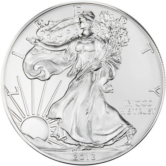 2013 Silver American Eagle BU