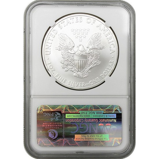 2011 S Silver American Eagle Struck at San Francisco Mint MS69 NGC Brown Label 2011 S Silver American Eagle Struck at San Francisco Mint MS69 NGC Brown Label