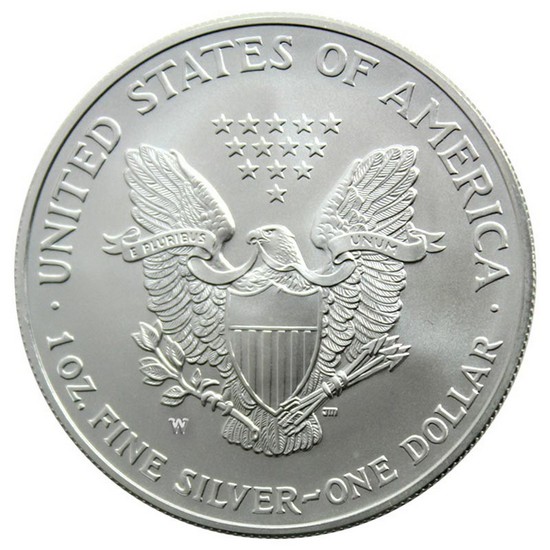 2013 W Silver American Eagle Burnished BU 2013 W Silver American Eagle Burnished BU