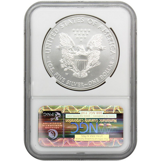 2011 W Silver American Eagle 25th Anniversary MS70 Burnished ER NGC Blue Label 2011 W Silver American Eagle 25th Anniversary MS70 Burnished ER NGC Blue Label