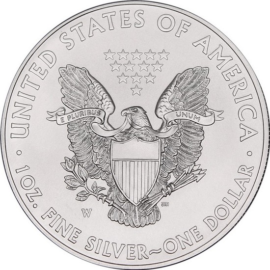 2014 W Silver American Eagle Burnished BU 2014 W Silver American Eagle Burnished BU