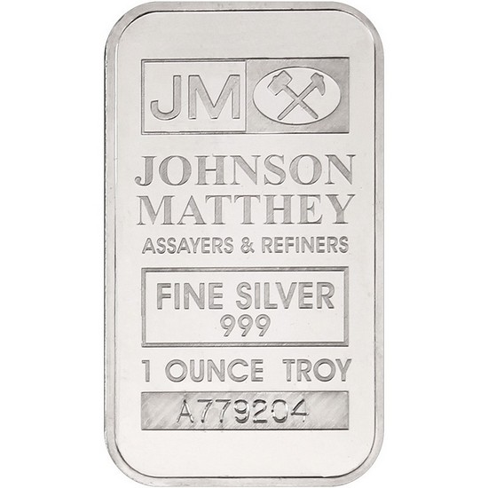 Johnson Matthey 1oz .999 Silver Bar - Secondary Market