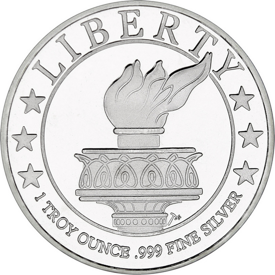 Lady Liberty 1oz .999 Silver Medallion