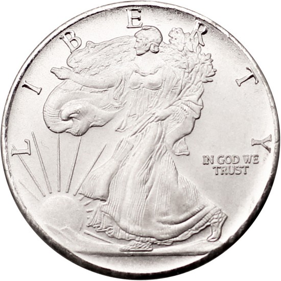 Walking Liberty Replica 1/10oz .999 Silver Medallion