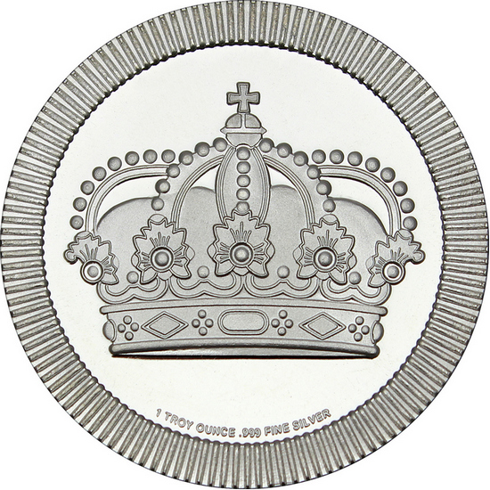 Crown Stackables 1oz .999 Silver Medallion