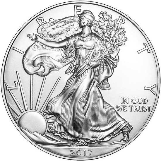 2017 Silver American Eagle BU