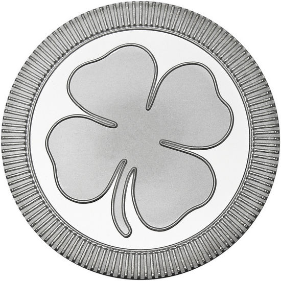 Four Leaf Clover Stackables 1oz .999 Silver Medallion in Gift Box Four Leaf Clover Stackables 1oz .999 Silver Medallion in Gift Box