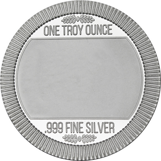 Stackable 4-Leaf Clover Silver Rounds Stackable 4-Leaf Clover Silver Rounds