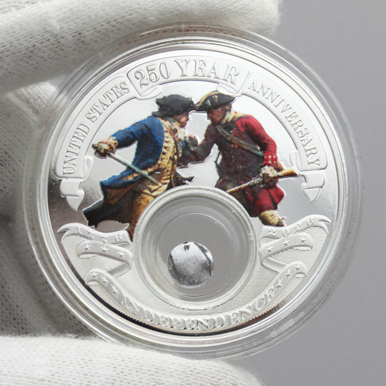 2026 Independence 1oz Silver Proof Coin w/ Musket Ball | SilverTowne