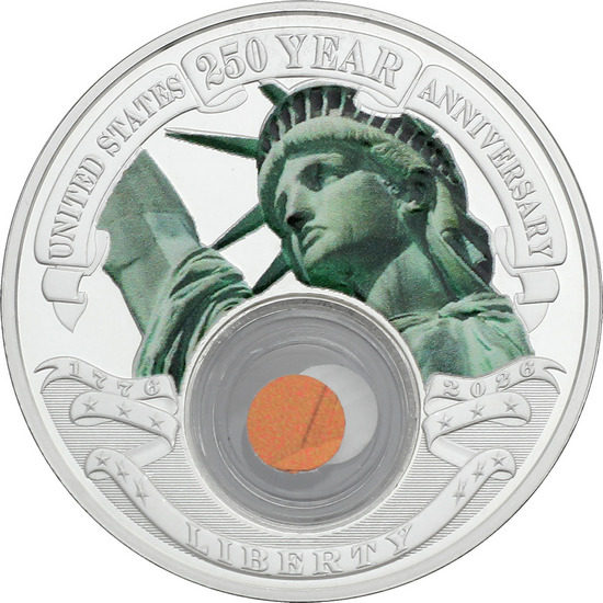2026 Silver United States 250th Anniversary Series: Liberty 1oz Colorized Proof Coin
