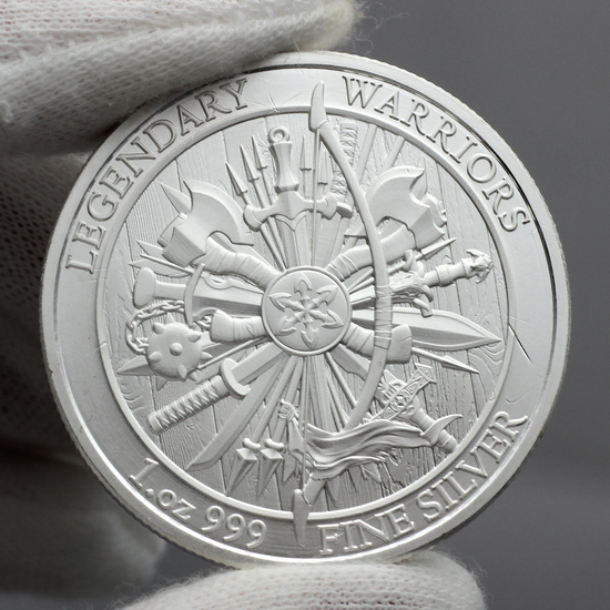 Spartacus Legendary Warriors Series 1oz .999 Silver Medallion Spartacus Legendary Warriors Series 1oz .999 Silver Medallion