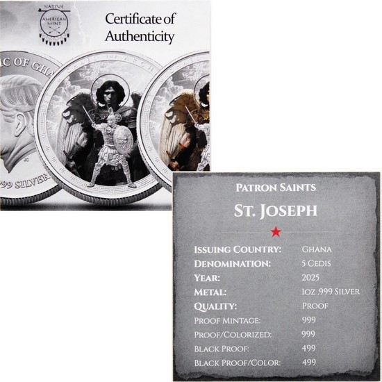 Colorized St. Joseph 1oz Coin | SilverTowne