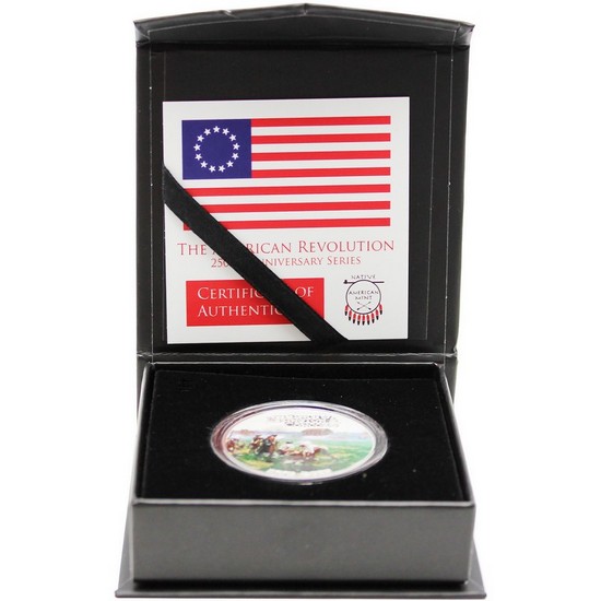 2025 Silver 250th Anniversary American Revolution The Battles of Lexington and Concord 1oz Coin