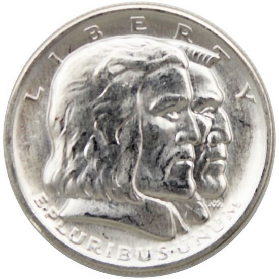 1936 Long Island Commem Tercentenary Half Dollar XF/AU