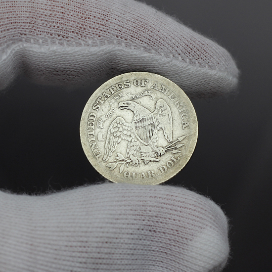 1874 Liberty Seated Quarter W/Arrows VG/F Condition 1874 Liberty Seated Quarter W/Arrows VG/F Condition