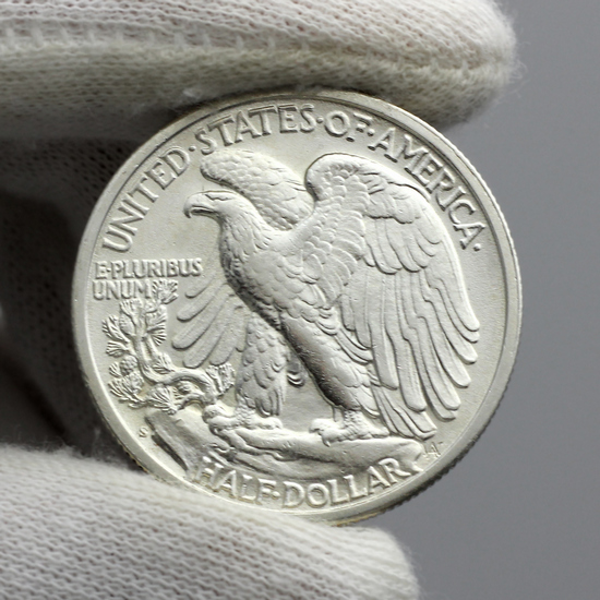 1944 S Silver Walking Liberty Half Dollar AU/BU Condition 1944 S Silver Walking Liberty Half Dollar AU/BU Condition