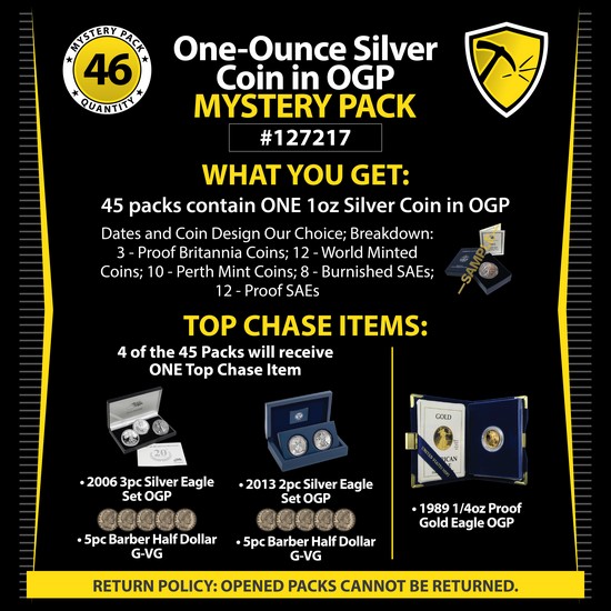 One-Ounce Silver Coin in OGP Mystery Pack #127217