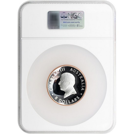 2025 P Australia Silver Koala 5oz High Relief Rose Gilded PF70 UC ER NGC Flag Label 2025 P Australia Silver Koala 5oz High Relief Rose Gilded PF70 UC ER NGC Flag Label