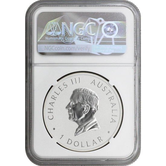 2026 Australia Silver Koala 1oz MS70 ER NGC Flag Label