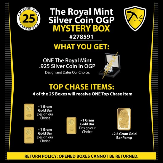 The Royal Mint Silver Coin OGP Mystery Box #278591