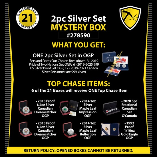 2pc Silver Set Mystery Pack #278590