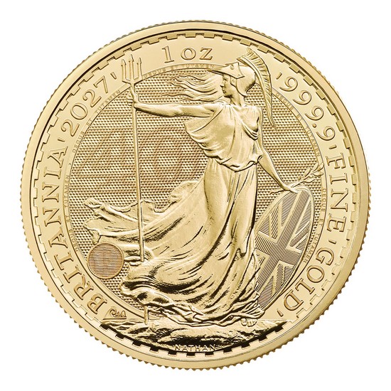 2027 Great Britain 1oz Gold Britannia BU