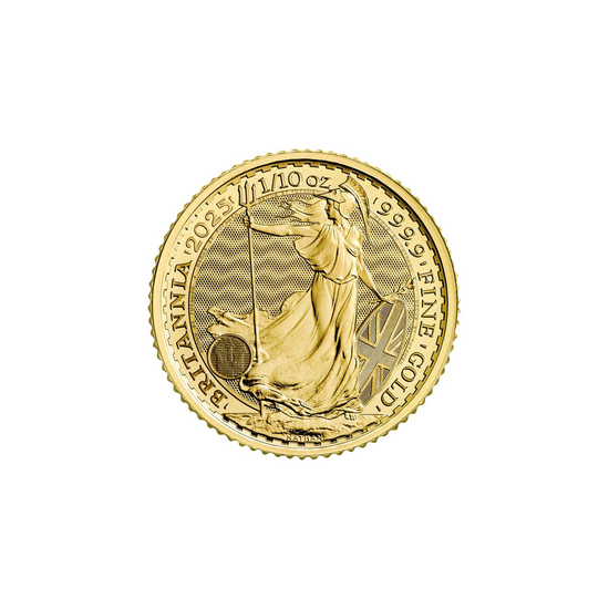 2024 Great Britain Gold Britannia Tenth Ounce BU Coin