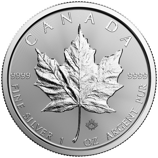 2019 Canada Silver Maple Leaf 1oz BU Coin