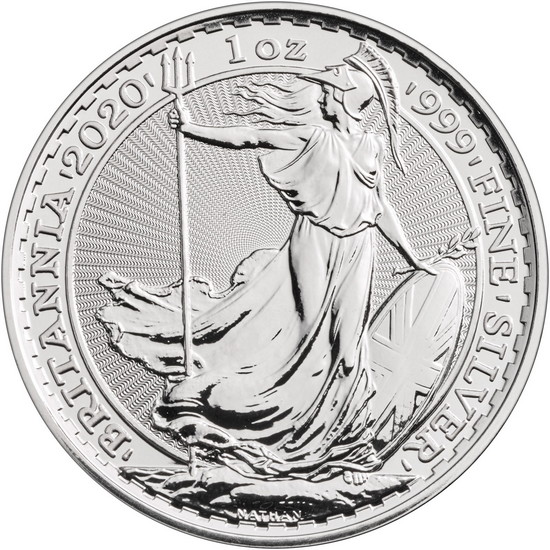 2020 Great Britain Silver Britannia 1oz BU